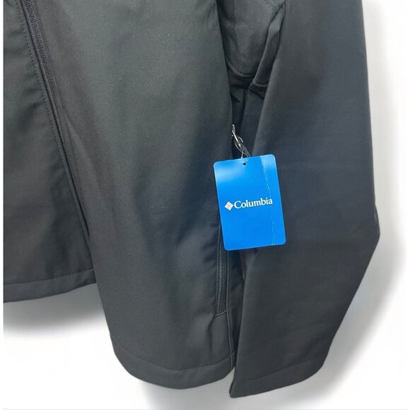 Columbia Men's Ascender Softshell Front-zip Jacket 5X MSRP $130 Black New - Picture 11 of 15